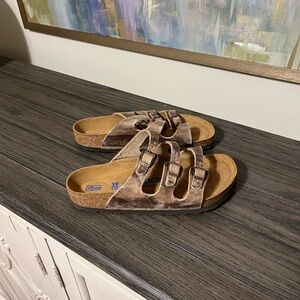 Birkenstock Tan Leather Sandals *Florida*